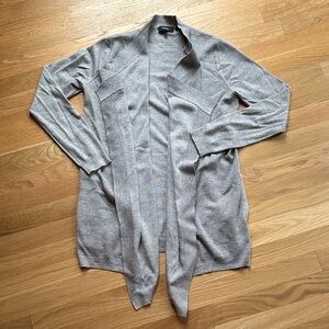 Theory 100% Merino Wool Open Cardigan Sweater Size P